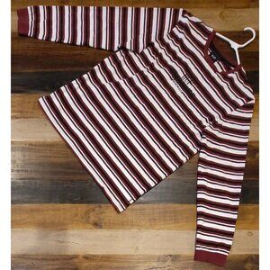 Huf Long Sleeve Rugby Striped Embroidered HUF WORLDWIDE SINCE 2002 Men's Size L